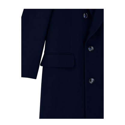 MAYFEYR - GIORGIO ARMANI - Wool Cashmere Chevron Double Breasted Coat - GM004489TE23872UB115