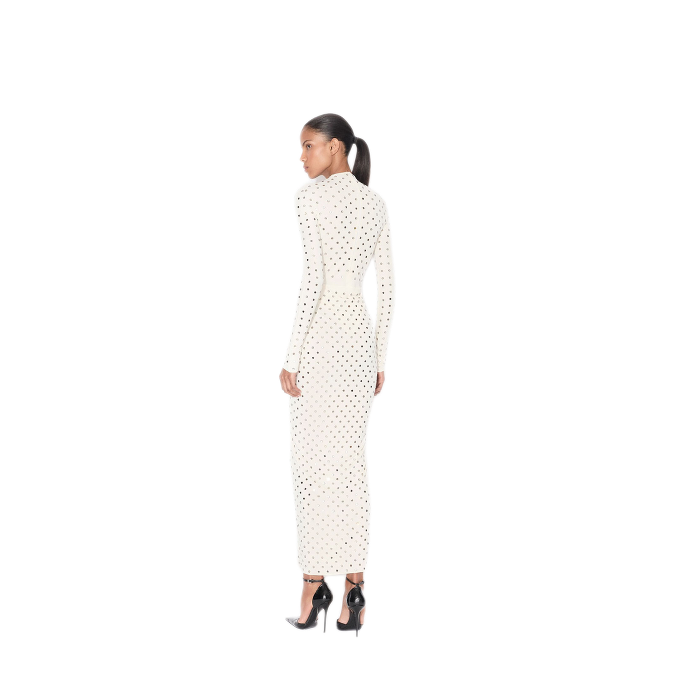 MAYFEYR - Alaia - Draped Fluid Strass Jersey Dress - AA9R2916X096CA26