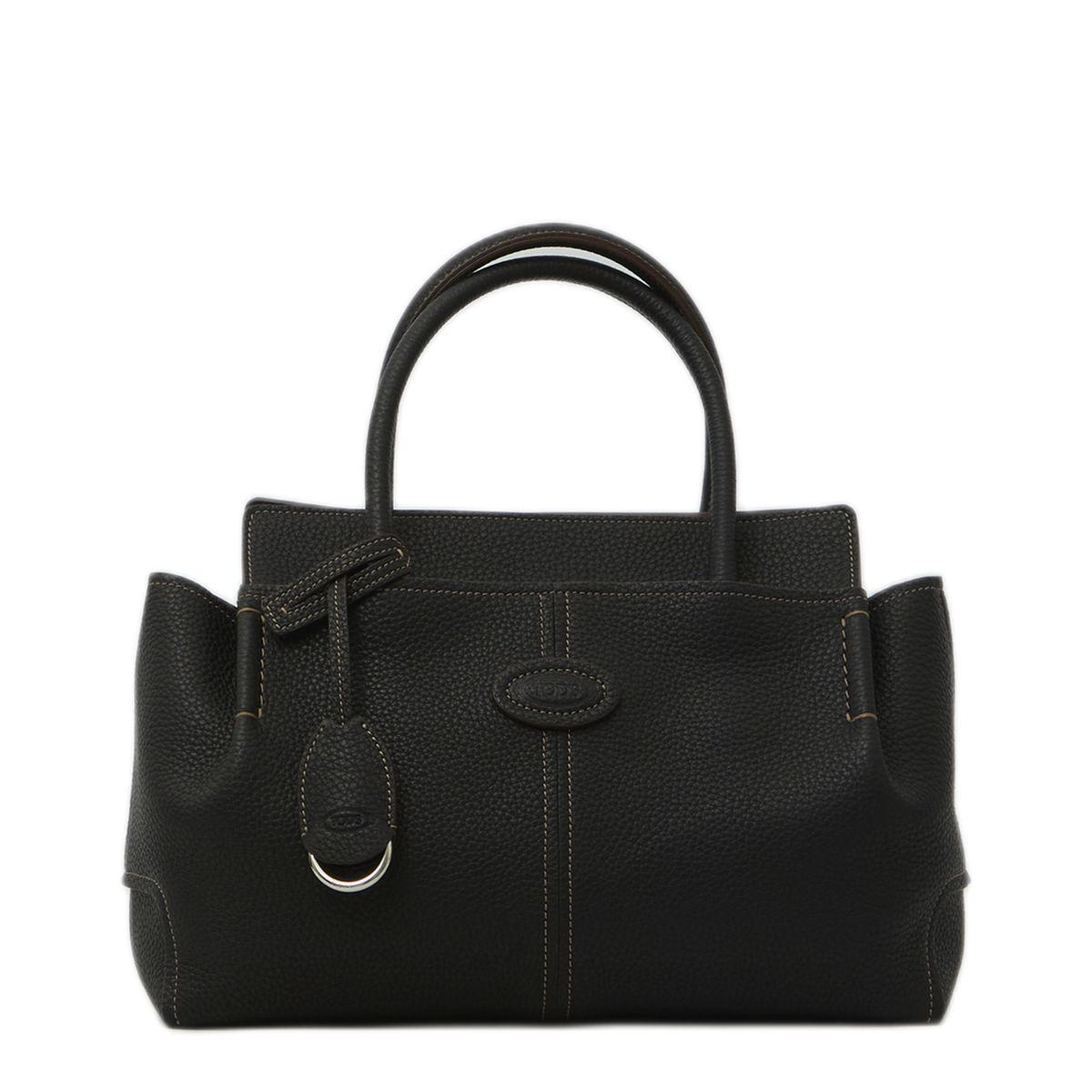 MAYFEYR - Tod's - Small Hammered Leather Shopping Bag - XBWDBKA0200XGAB999
