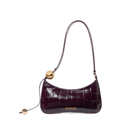 MAYFEYR - Jacquemus - Bordeaux Leather Shoulder Bag - BAW00057AC07A20495