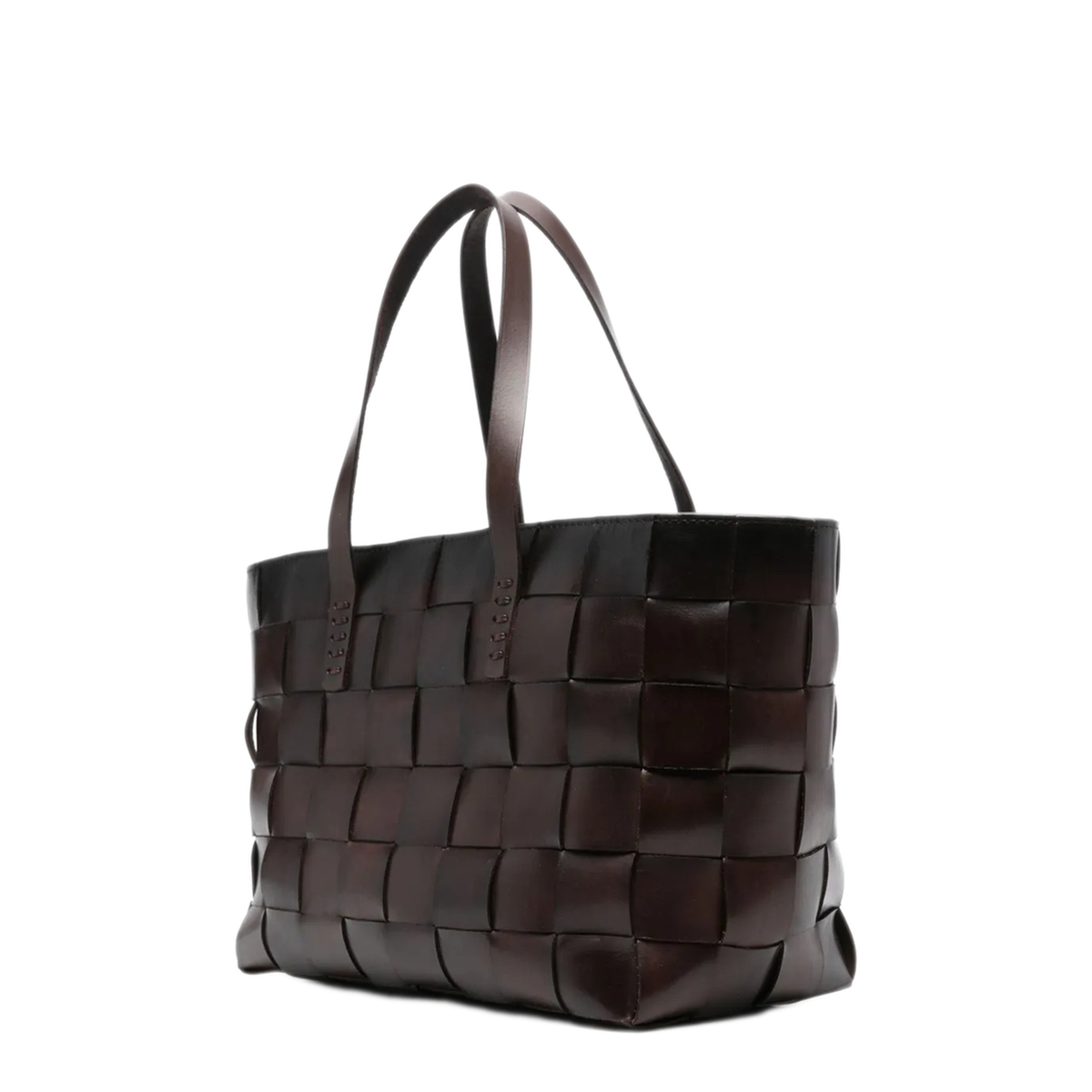 MAYFEYR - Dragon Diffusion - Brown Leather Tote Bag - 8151DKBROWN