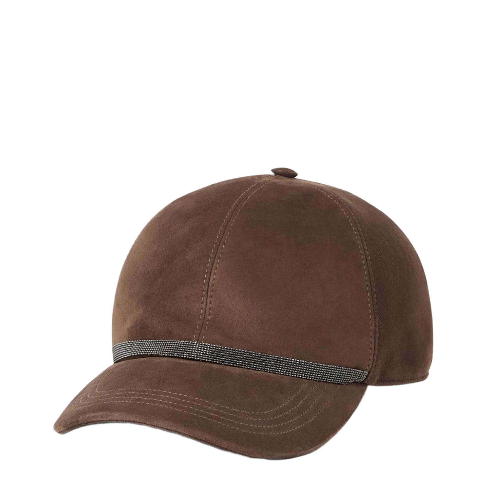 Suede Leather Baseball Cap