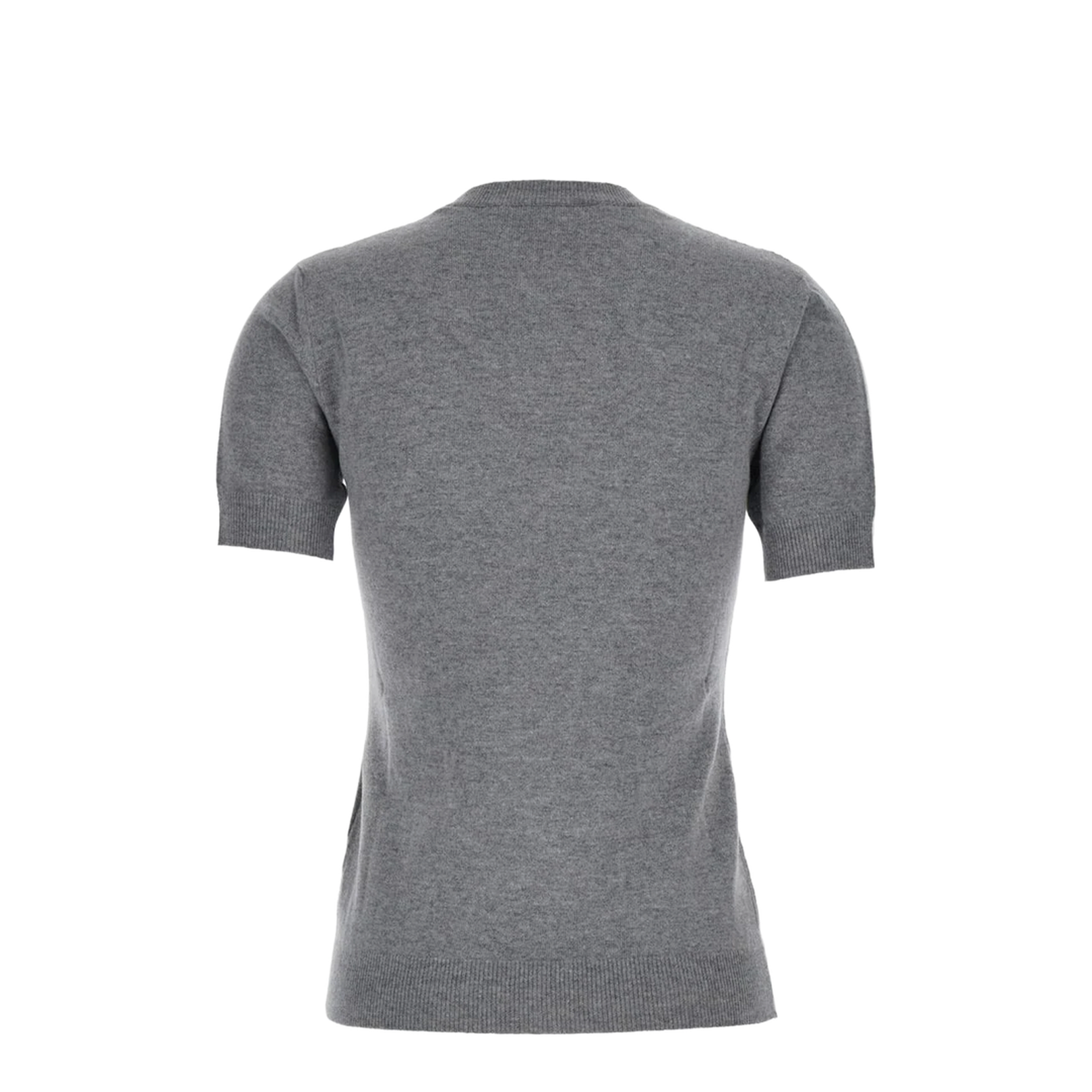 Melange Grey Wool Blend Sweater