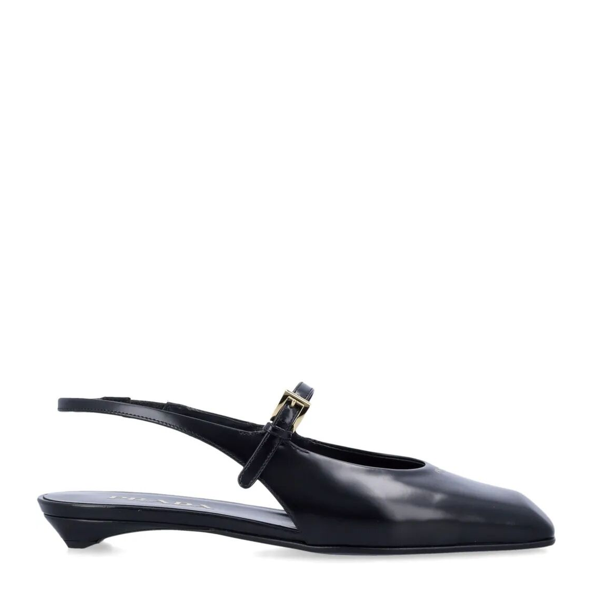 Leather Slingback Ballet Flats