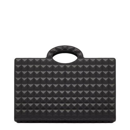 Black Rubber Le Troisième Shopping Bag