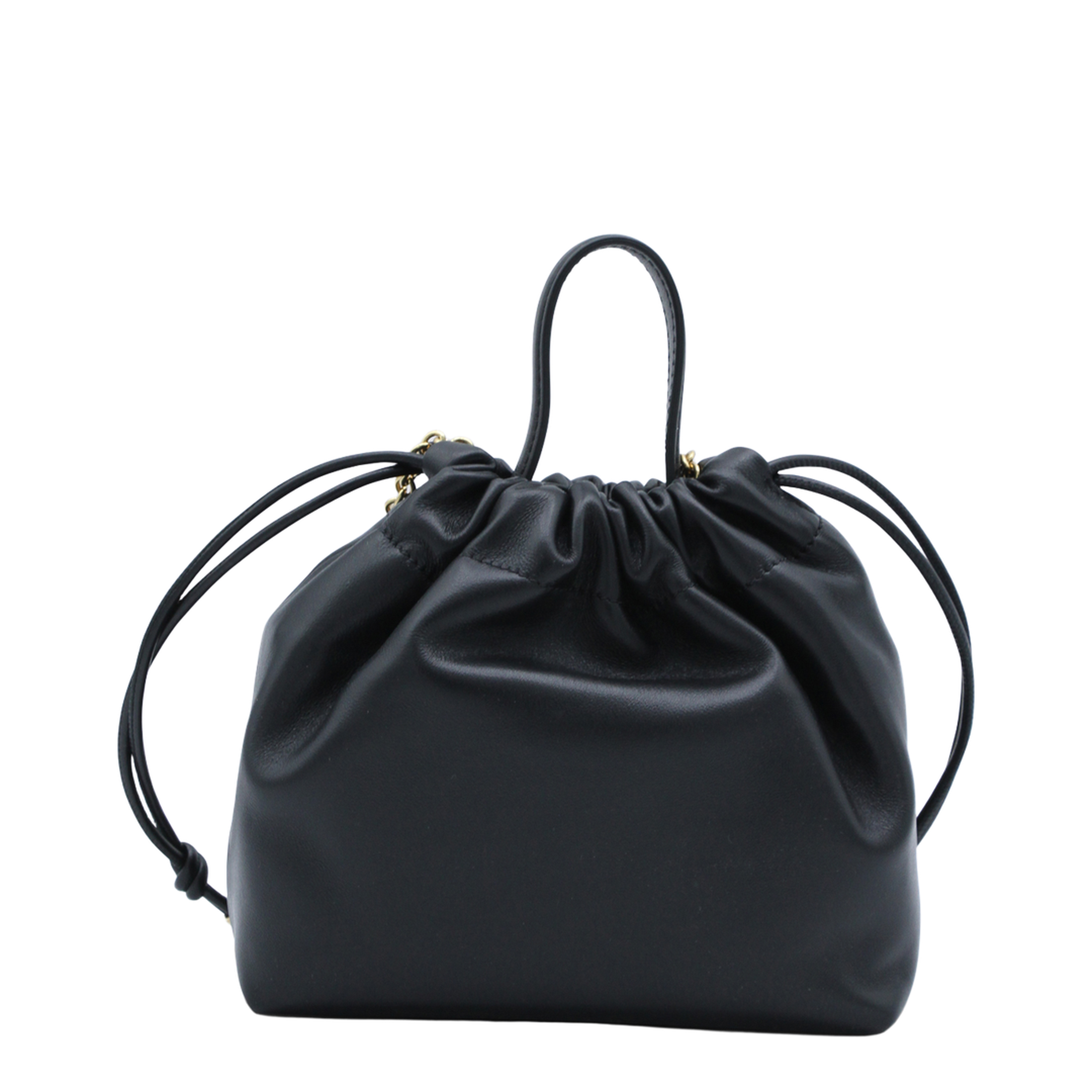 Icons Mini Lambskin Shoulder Bag - Black