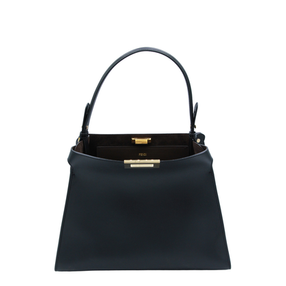Way Medium Leather Shoulder Bag -  Black