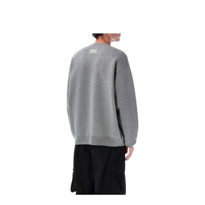 MAYFEYR - Balenciaga - Cotton Crewneck Sweatshirt Grey - 818422T33681380