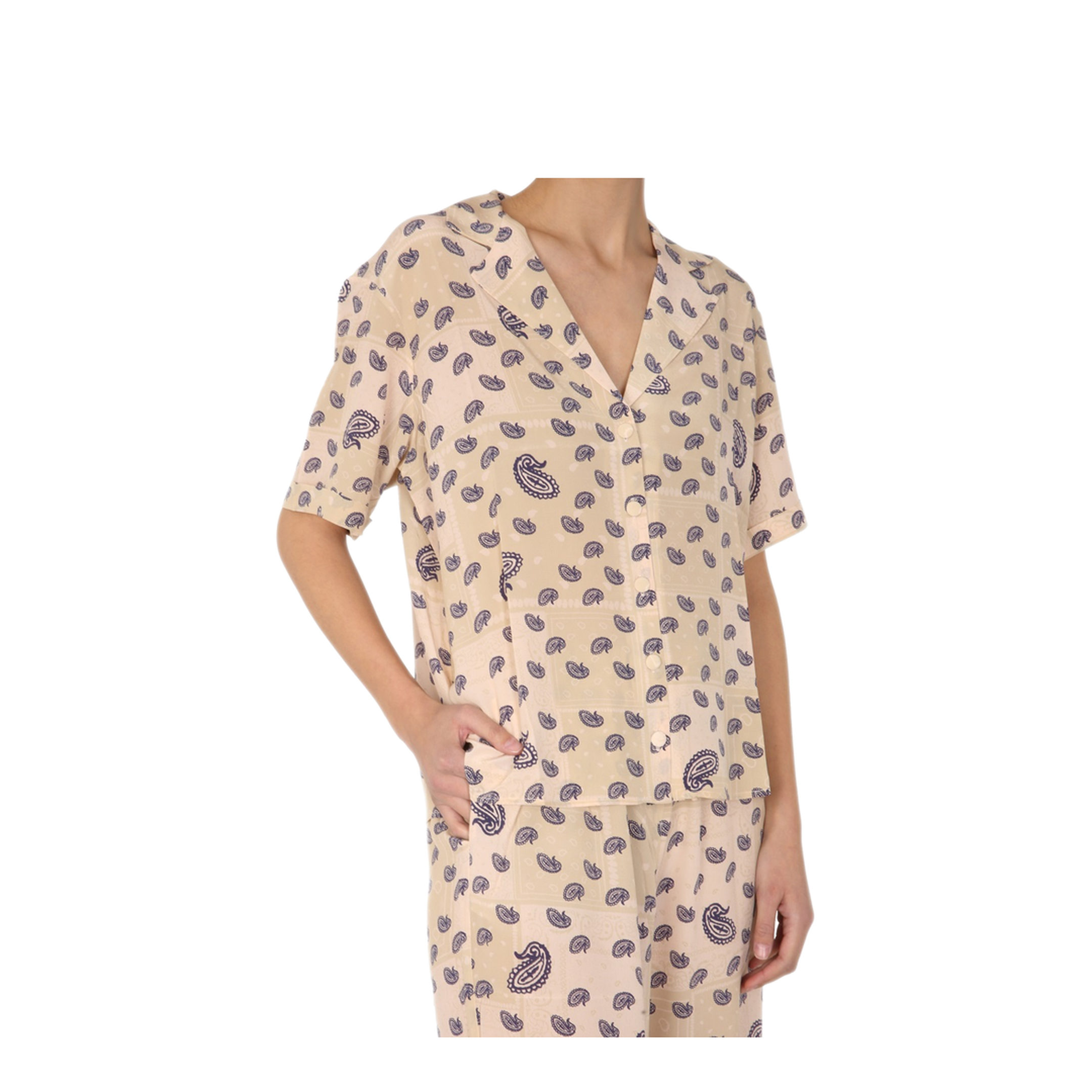 MAYFEYR - ÊTRE CÉCILE - Paisley Print Shirt - PAISLEYSSHRTPEARLPAISLEY