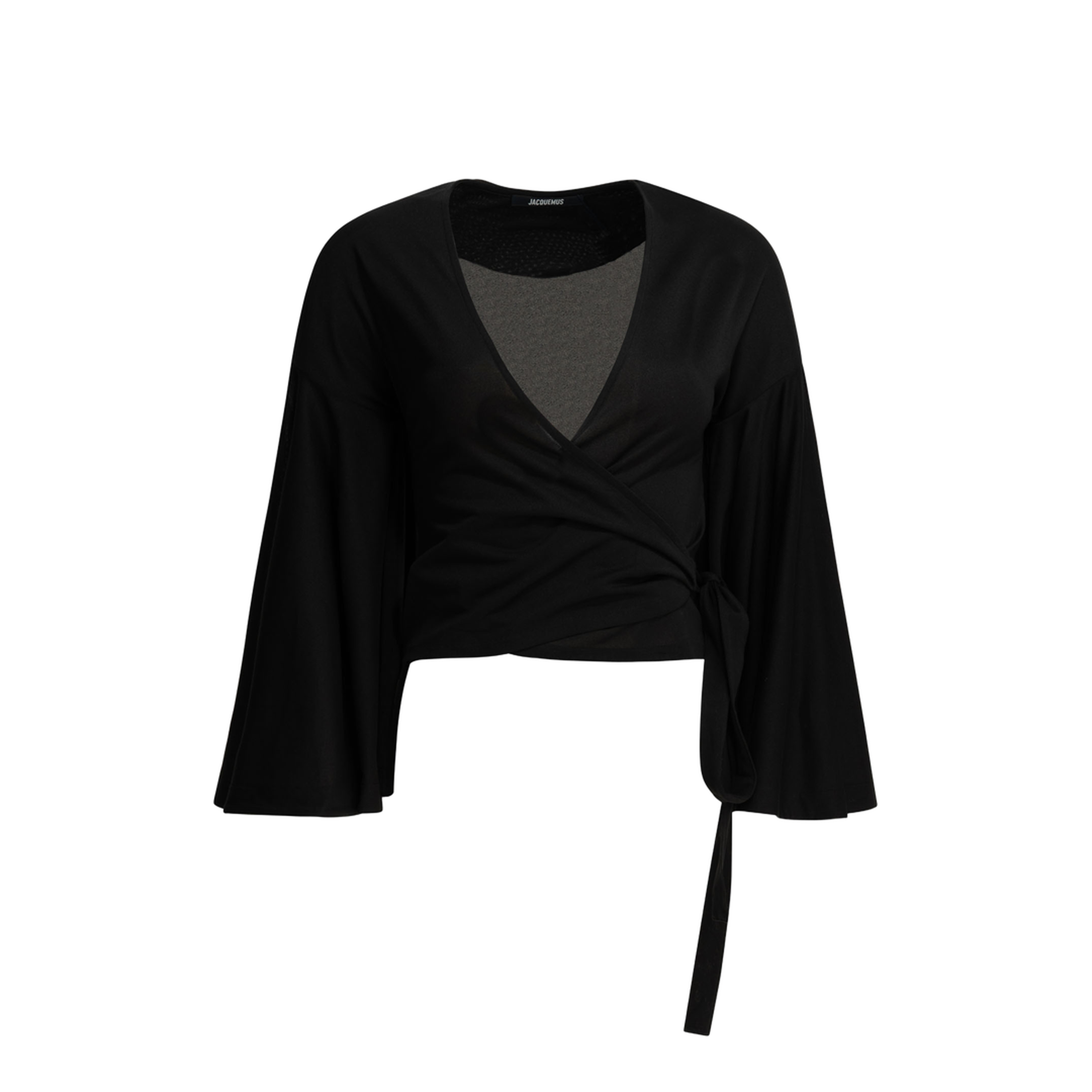 MAYFEYR - Jacquemus - Casual Wrap-Around Top - TOW00905AJ00254BLACK