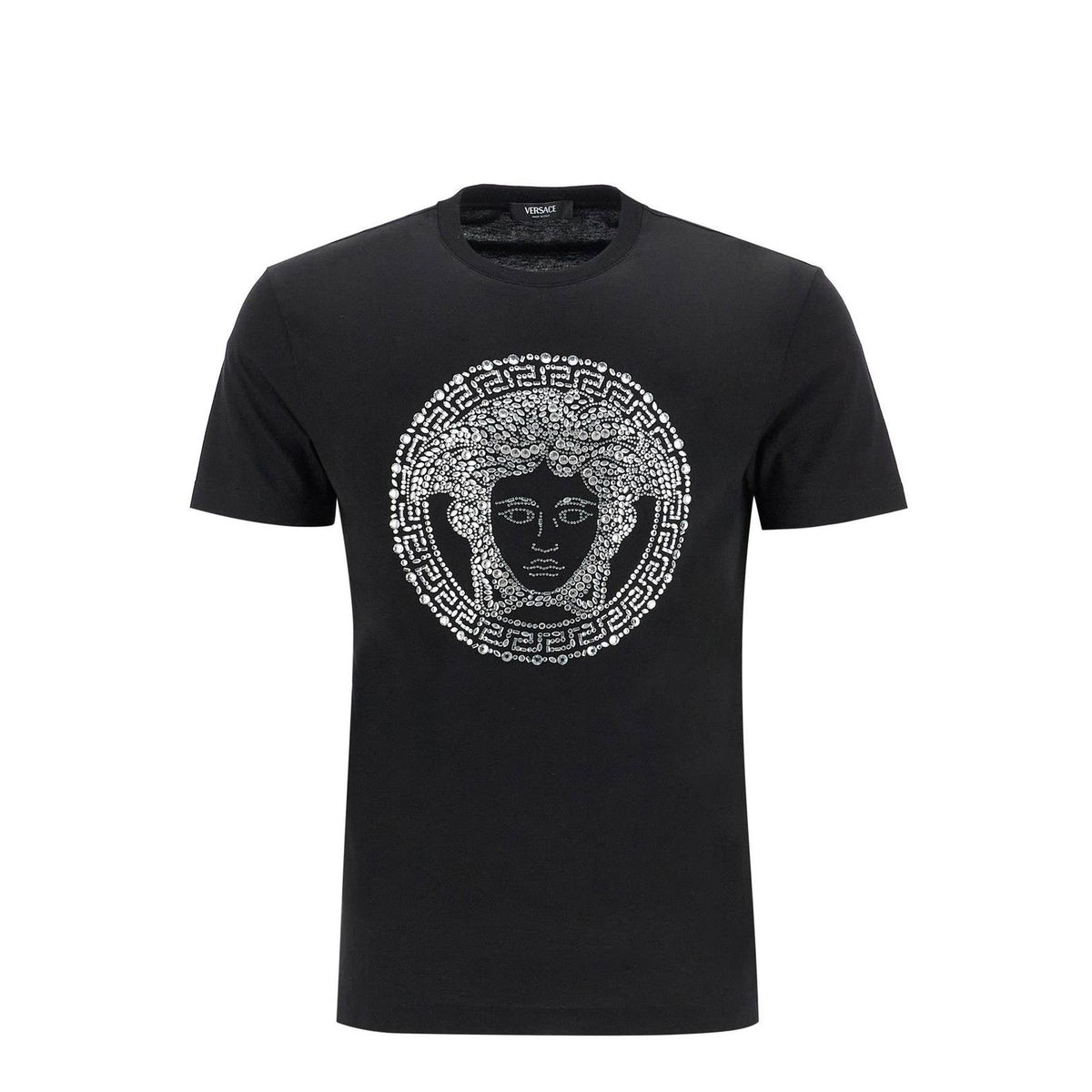 Versace medusa crystal embellished t