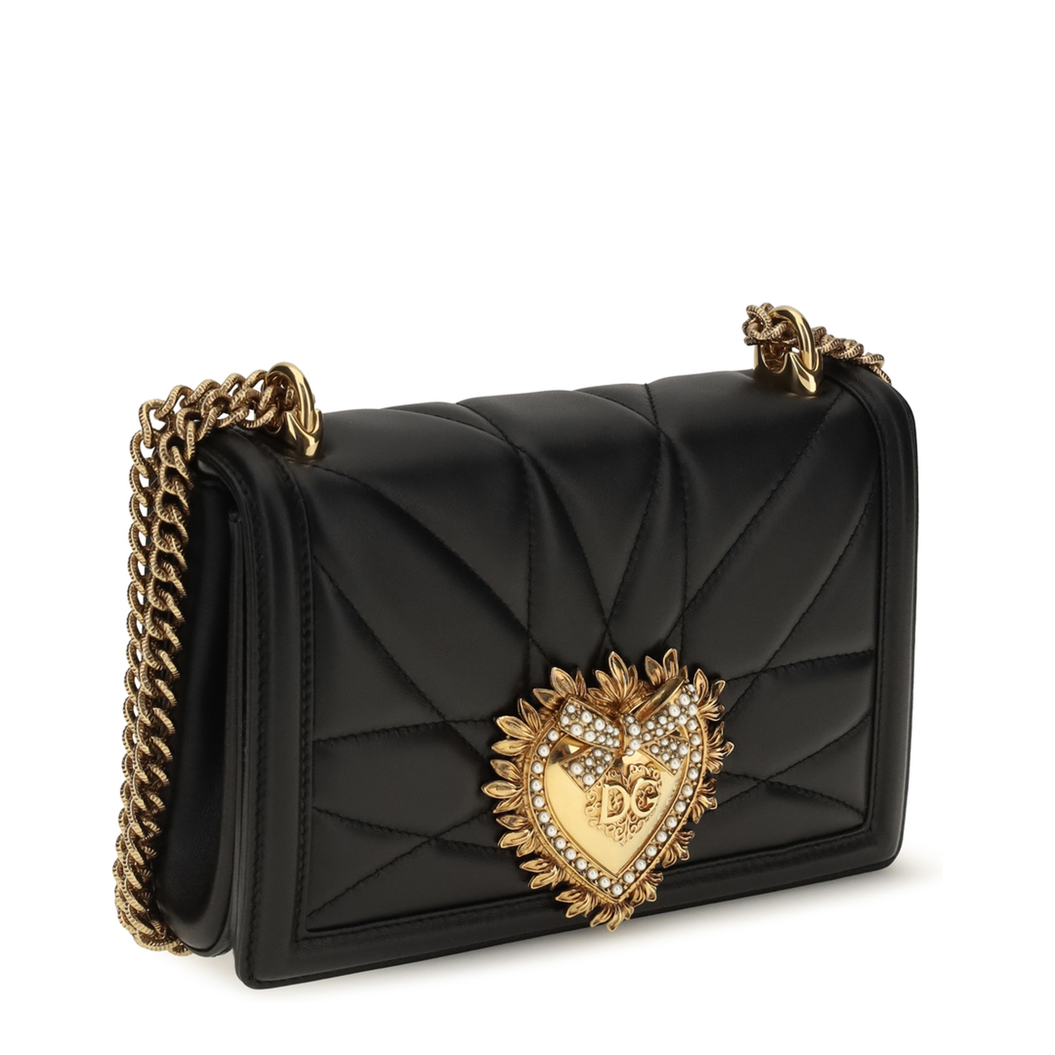 MAYFEYR - Dolce & Gabbana - Medium Devotion Matelass Nappa Shoulder Bag - BB6652AV967