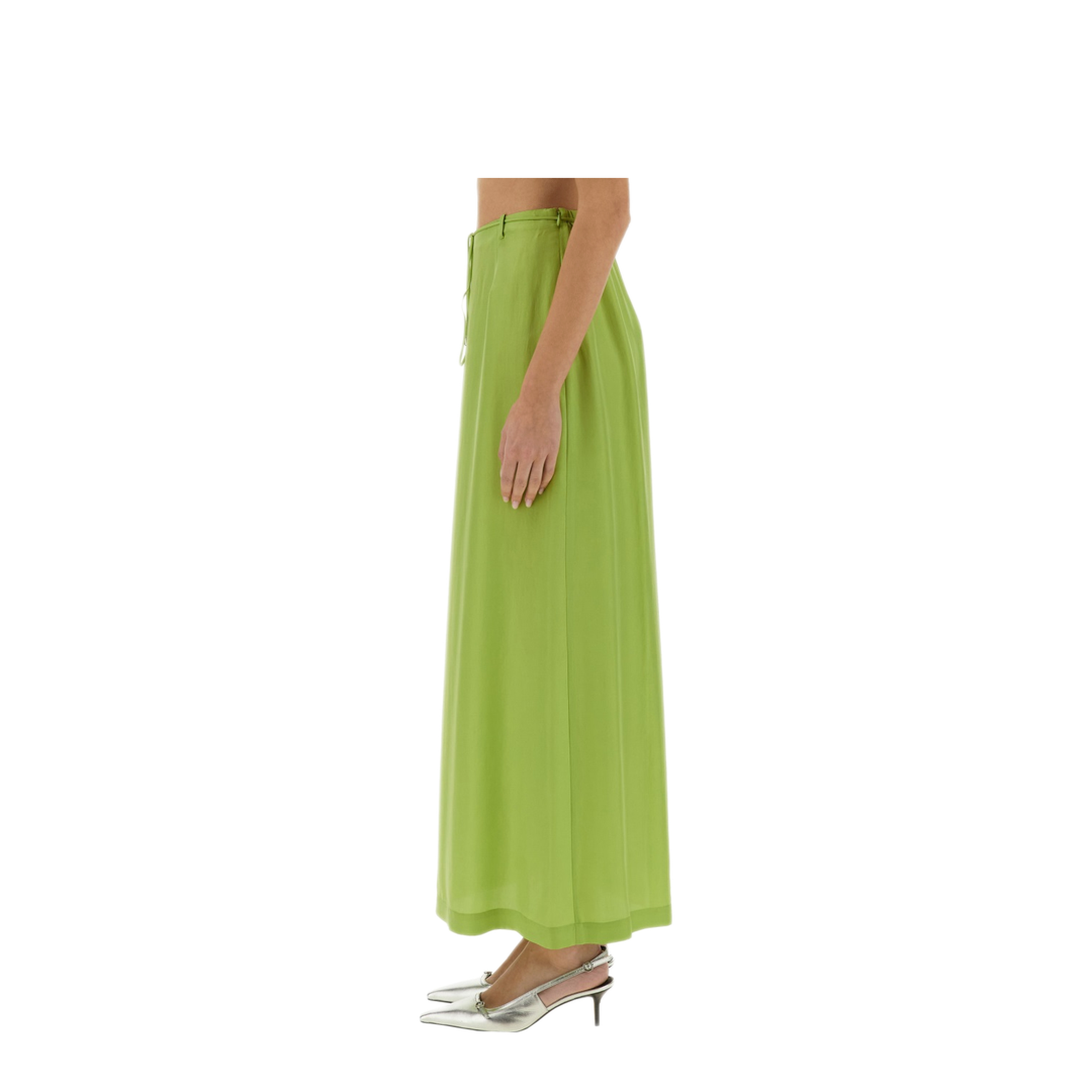 MAYFEYR - Alysi - Long Silk Skirt - 105003P5042LIME