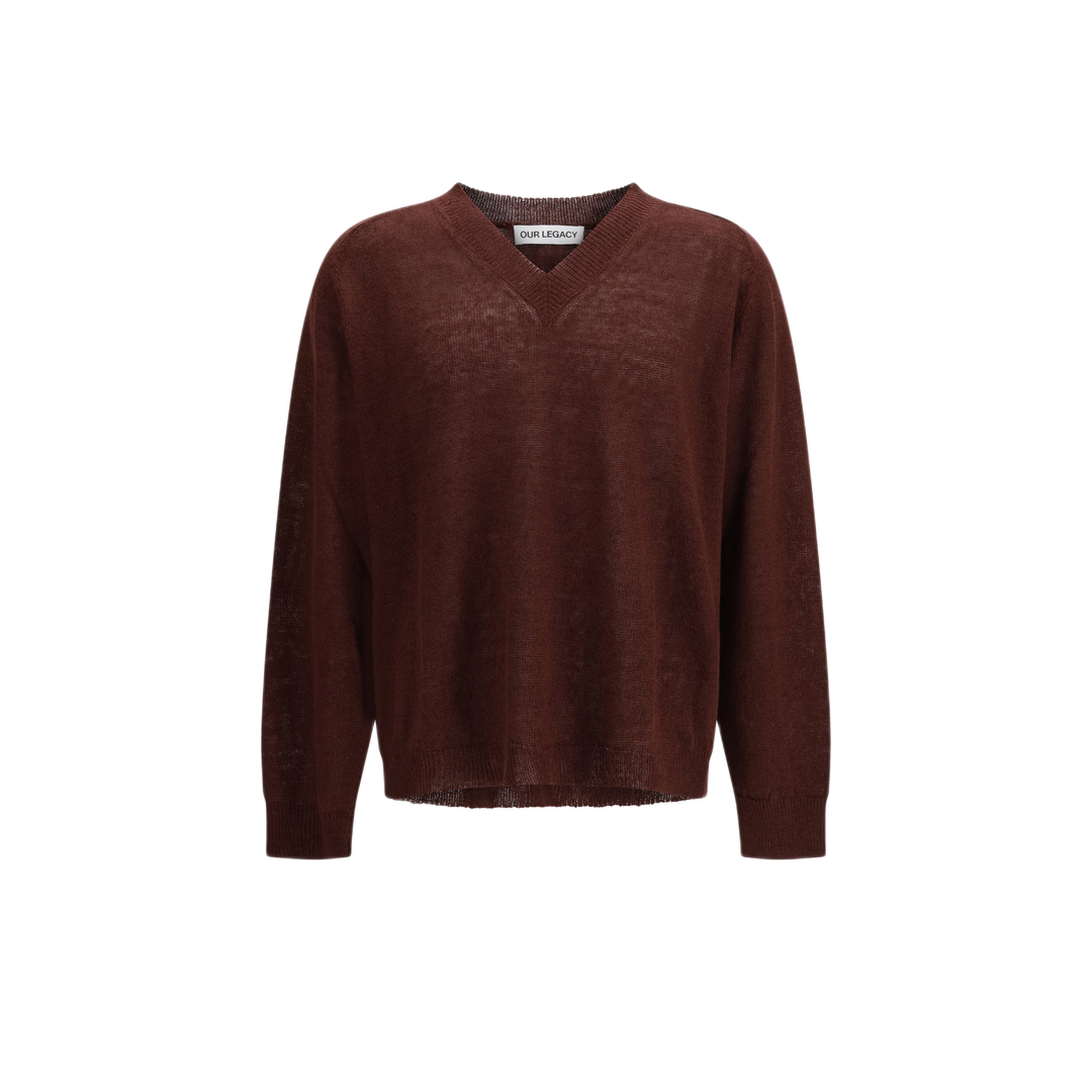 MAYFEYR - Our Legacy - V Neck Sweater - M2263RCCABERNET