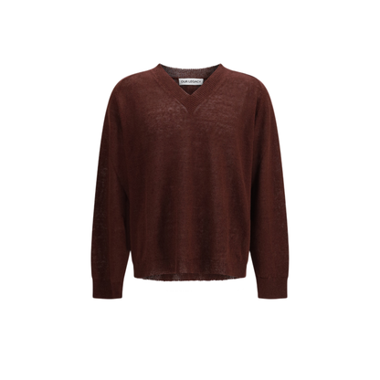 MAYFEYR - Our Legacy - V Neck Sweater - M2263RCCABERNET