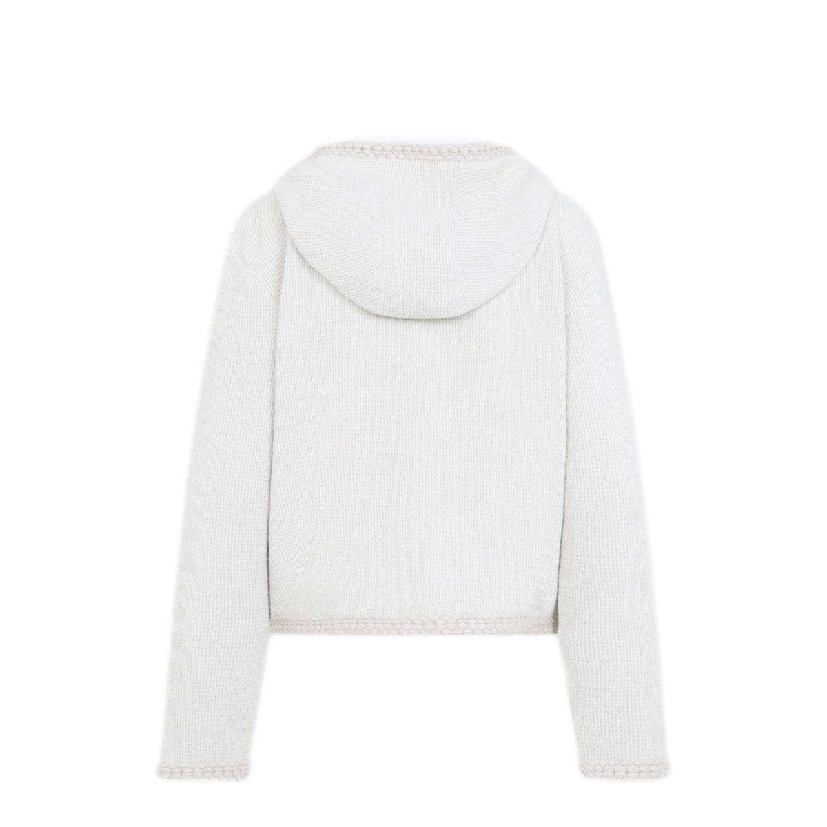 MAYFEYR - Moncler - White Zip Up Cardigan - L20938G0003989BKG037
