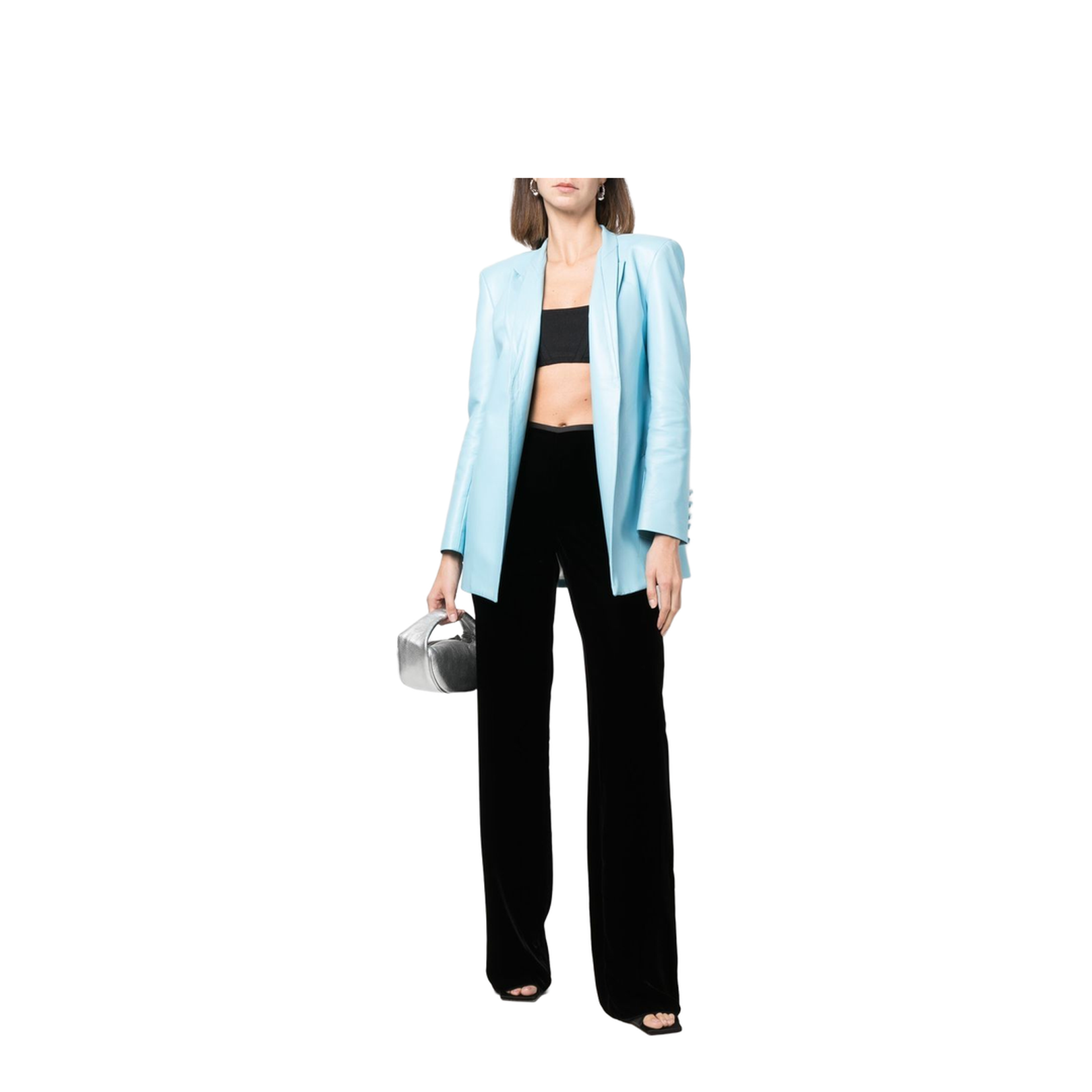 Velvet Palazzo Trousers