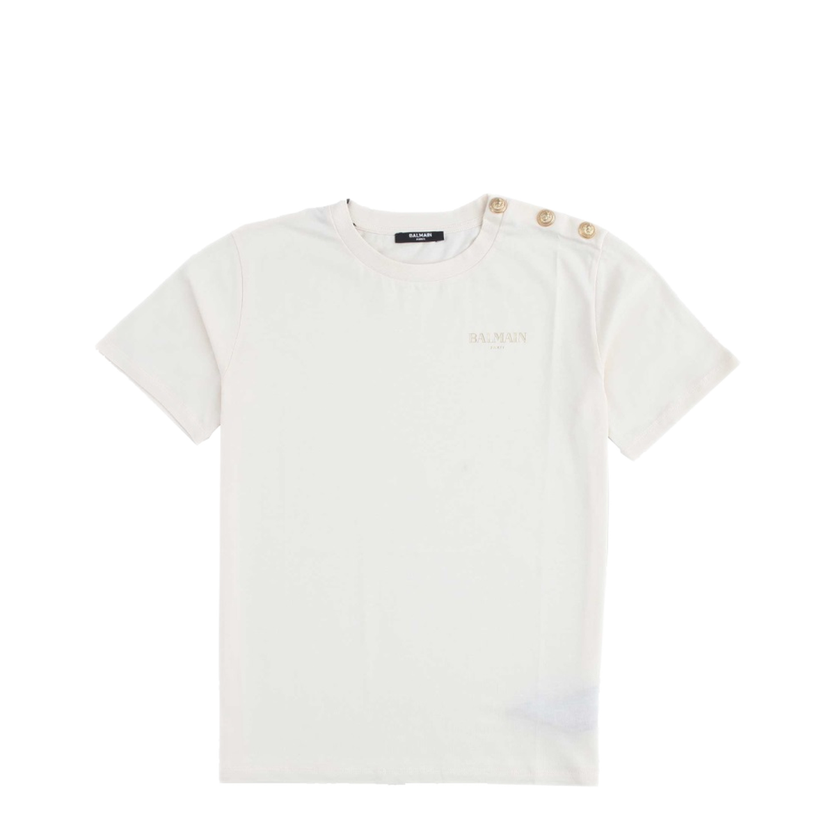 MAYFEYR - Balmain - T Shirt With Logo - BX8R51KZ3186109OR