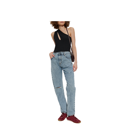 Distressed Denim Pants