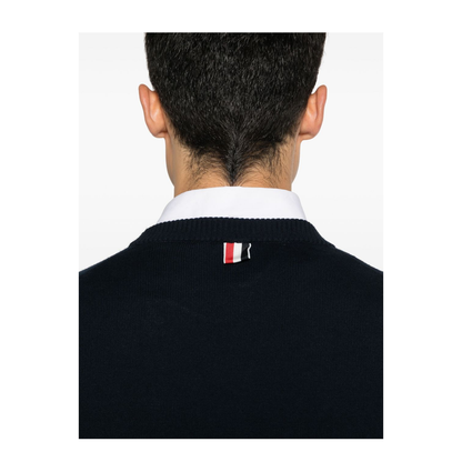 Jersey Stitch Relaxed Crew Neck Knit