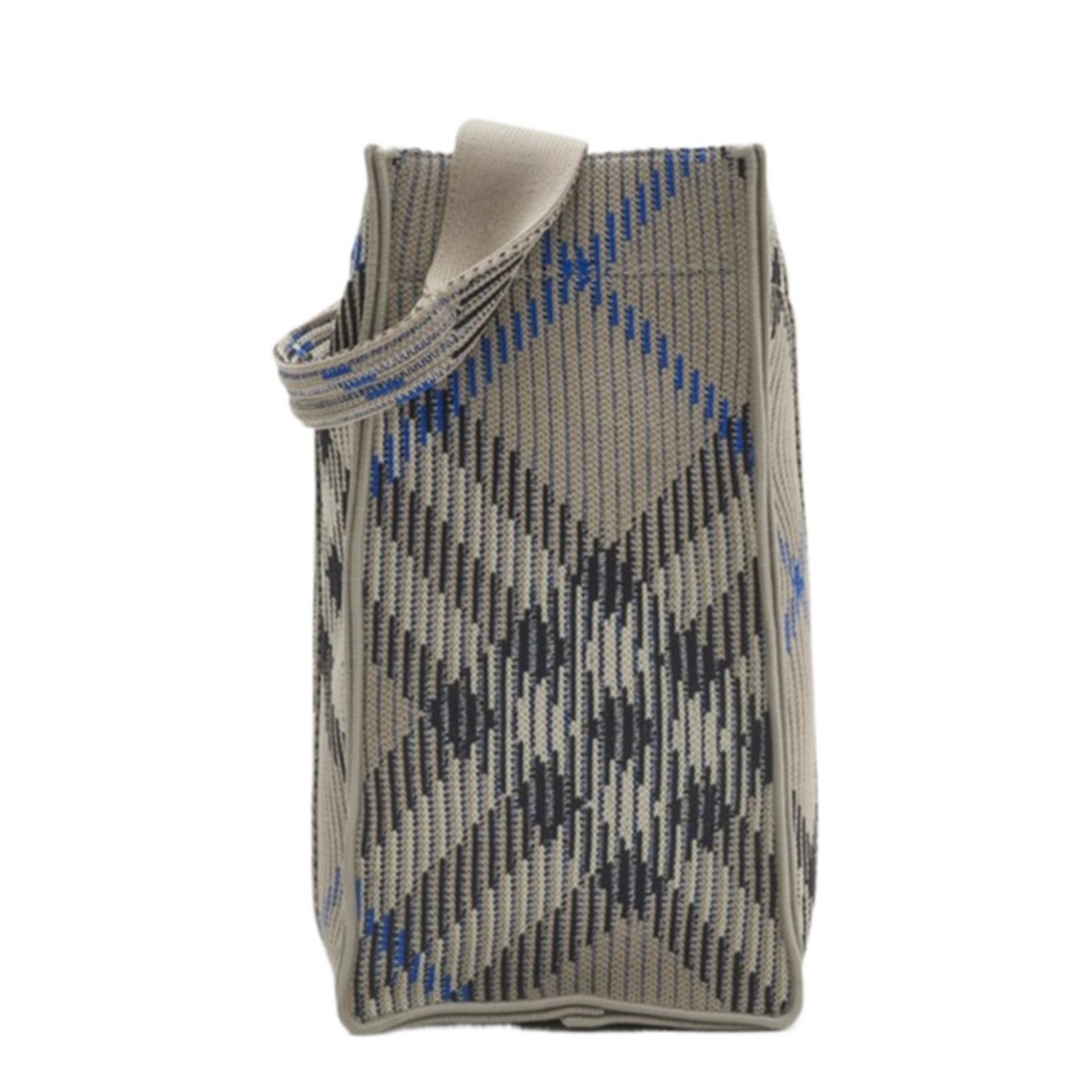 Small Check Knitted Tote