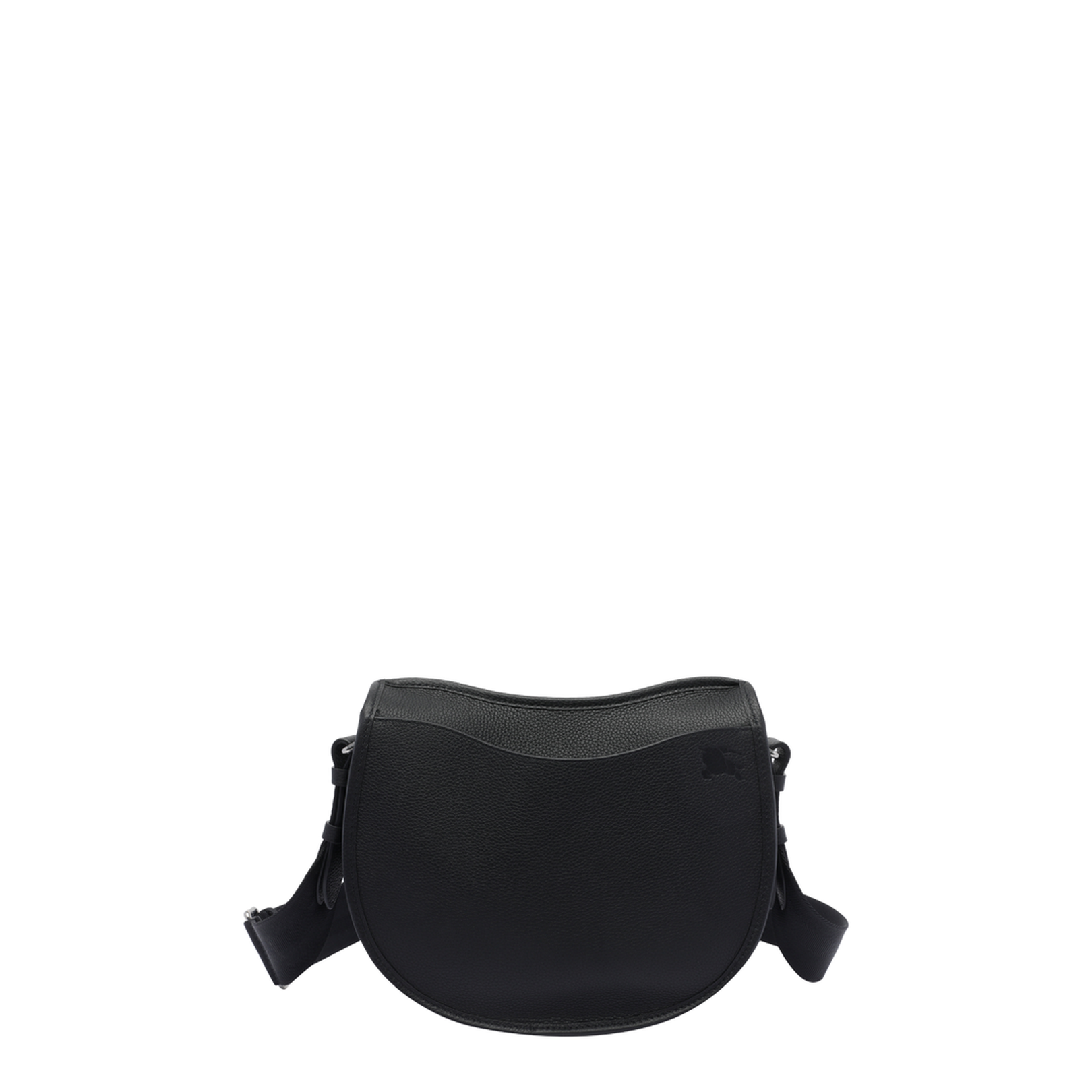 Black B Clip Messenger Bag