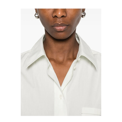 MAYFEYR - Victoria Beckham - Embroidery Cropped Shirt - 1124WSH005238A