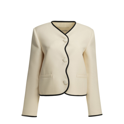MAYFEYR - Valentino - Crepe Couture Blazer - 9B3CE5X71CF9Z7
