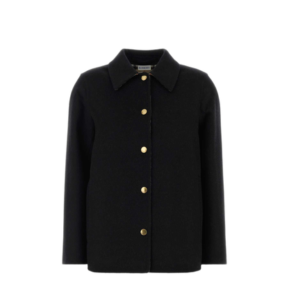 MAYFEYR - Burberry - Lancashire Black Wool Coat - 8136052C1900