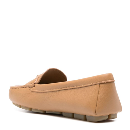MAYFEYR - Prada - Triangle-Logo Leather Driving Loafers - 1DD082F005ATGF0018