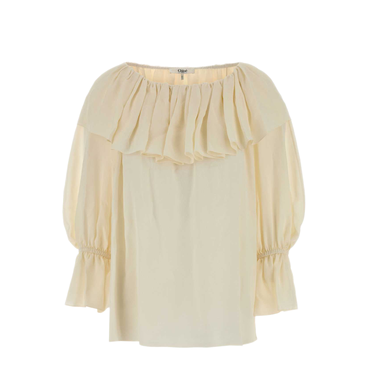 MAYFEYR - Chloè - Cream Silk Blouse - CH26UH101332103