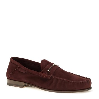 MAYFEYR - Tom Ford - Suede Leather T Strap Loafers - W3909LCL534PRAY