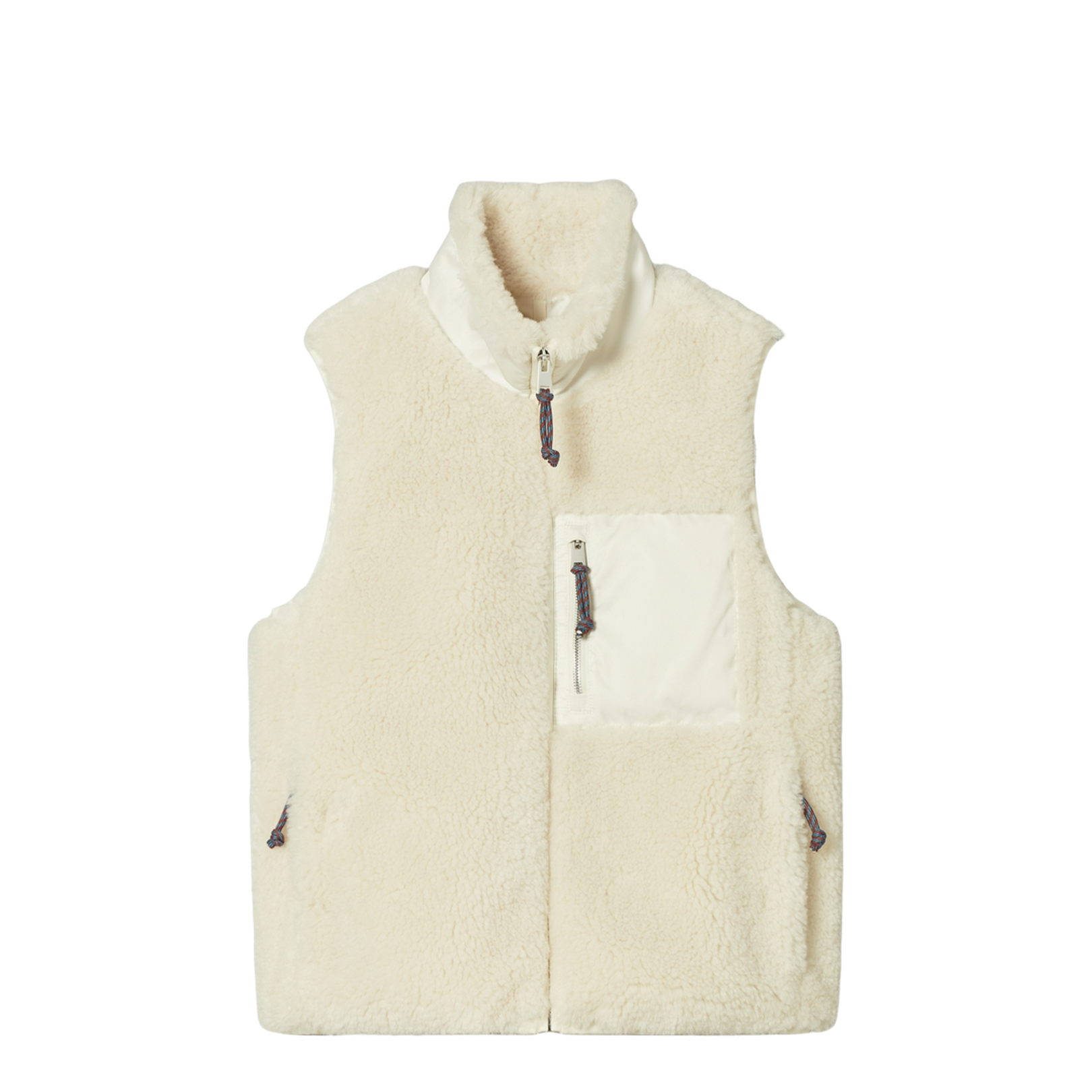 Colorblock Highpile Vest