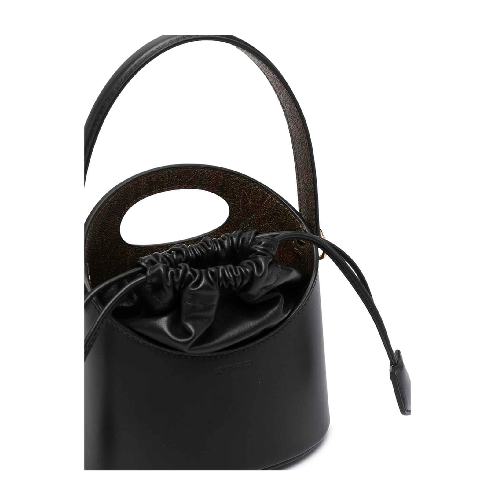 Saturno S Bucket Bag - Black