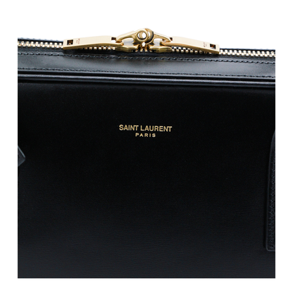 Sac de Jour Large Calfskin Bowler Bag - Black