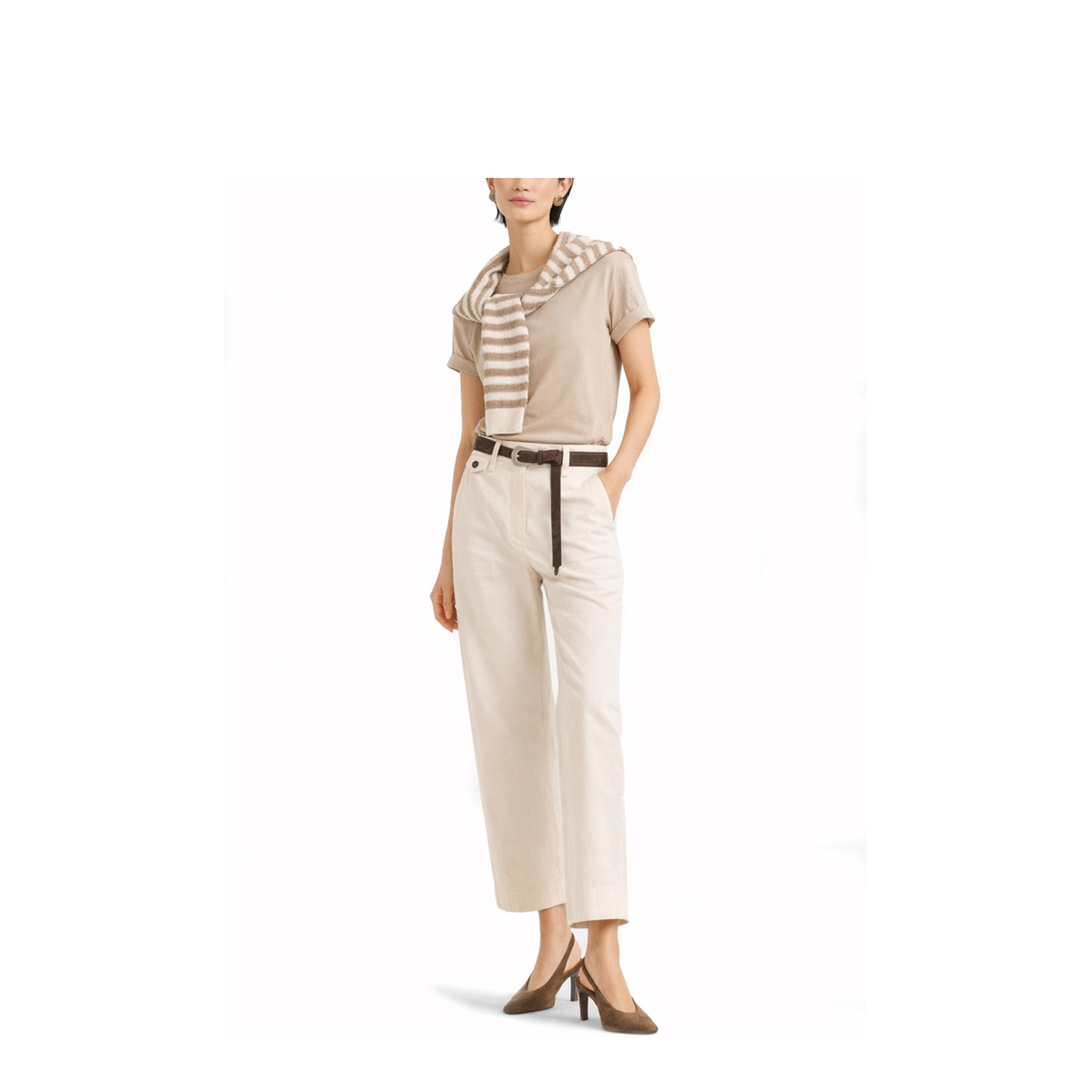 T-shirts and Polos Beige