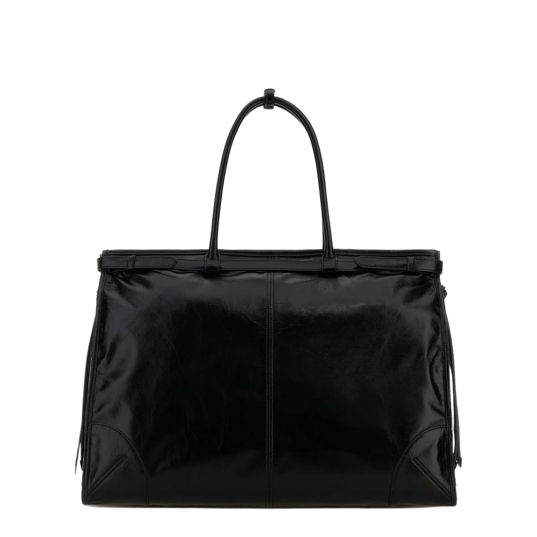 MAYFEYR - Prada - Black Leather Large Shopping Bag - 2VG1282CYRF0002