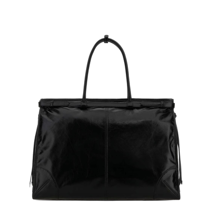 MAYFEYR - Prada - Black Leather Large Shopping Bag - 2VG1282CYRF0002