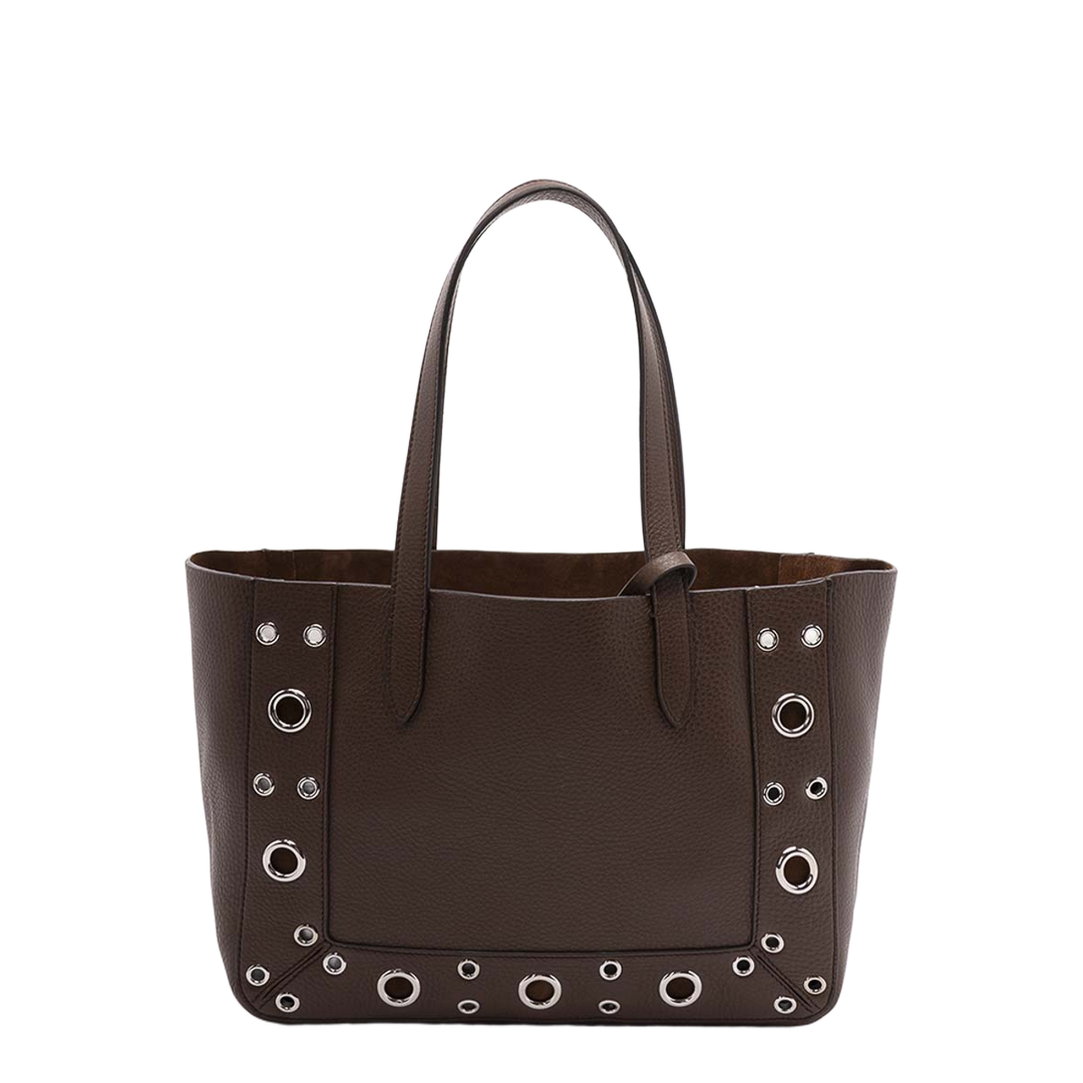 Nellcôte Medium Calf Leather Tote - Brown