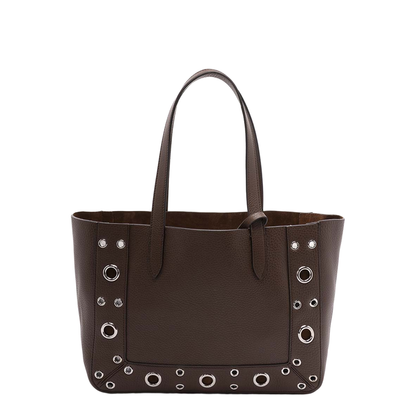 Nellcôte Medium Calf Leather Tote - Brown