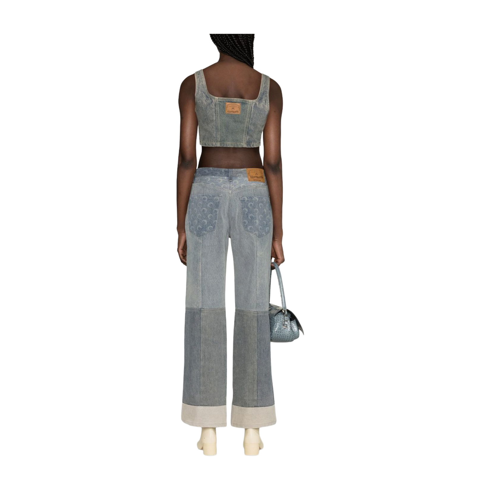 Regenerated Denim Top