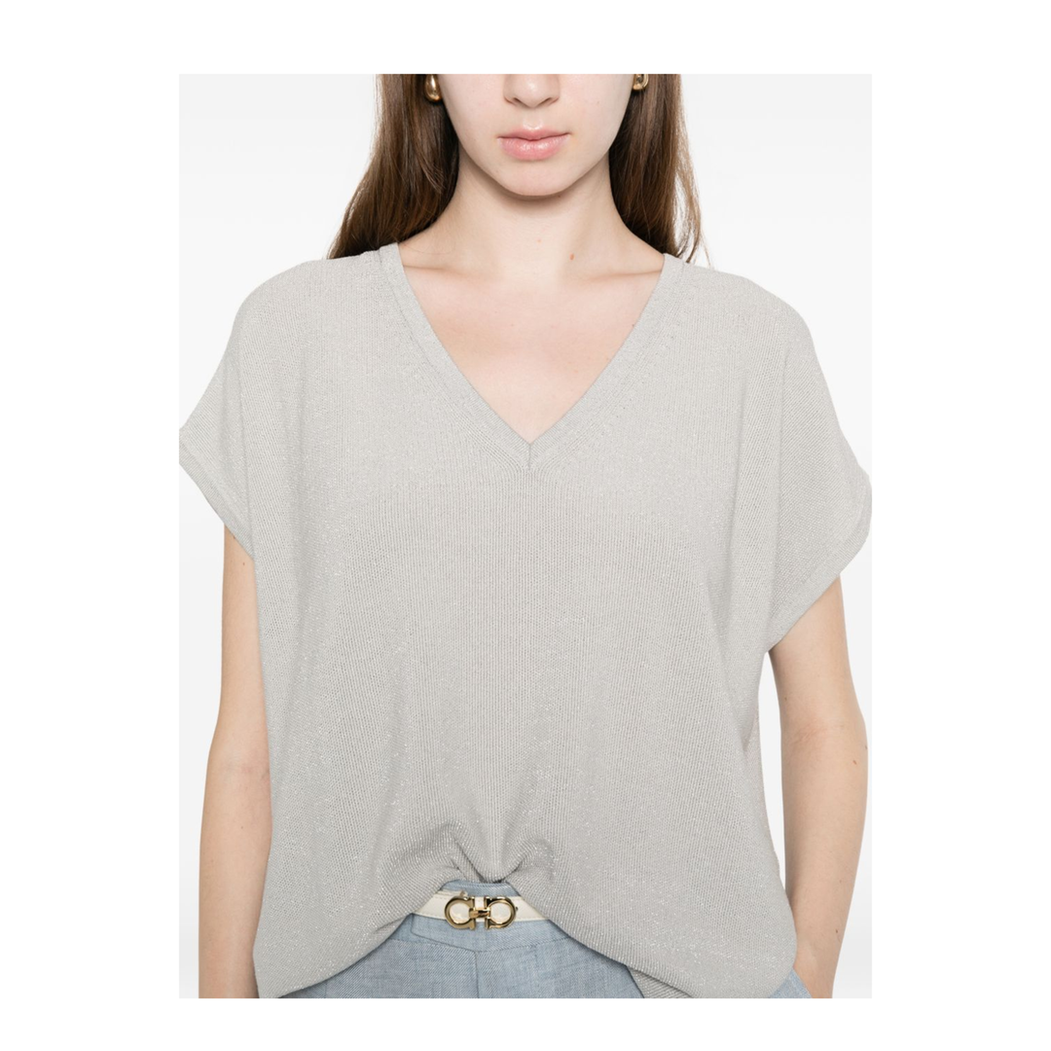 MAYFEYR - Fabiana Filippi - Top Grey - MAD276F486M2208200