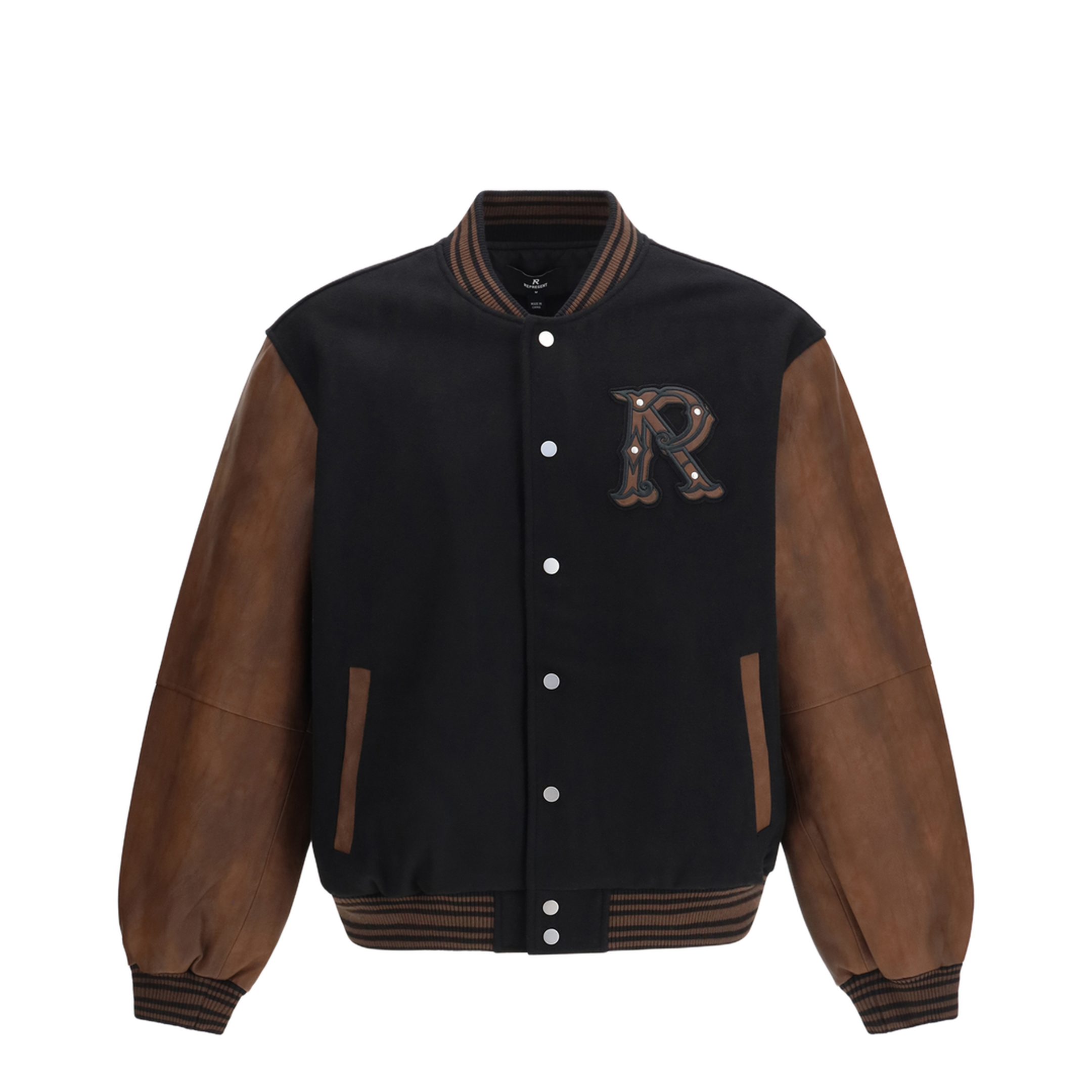 MAYFEYR - Represent - Vintage Varsity Jacket - MLM100543