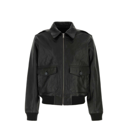 MAYFEYR - A.P.C. - Black Leather Gael Jacket - PXCDGH32089LZZ
