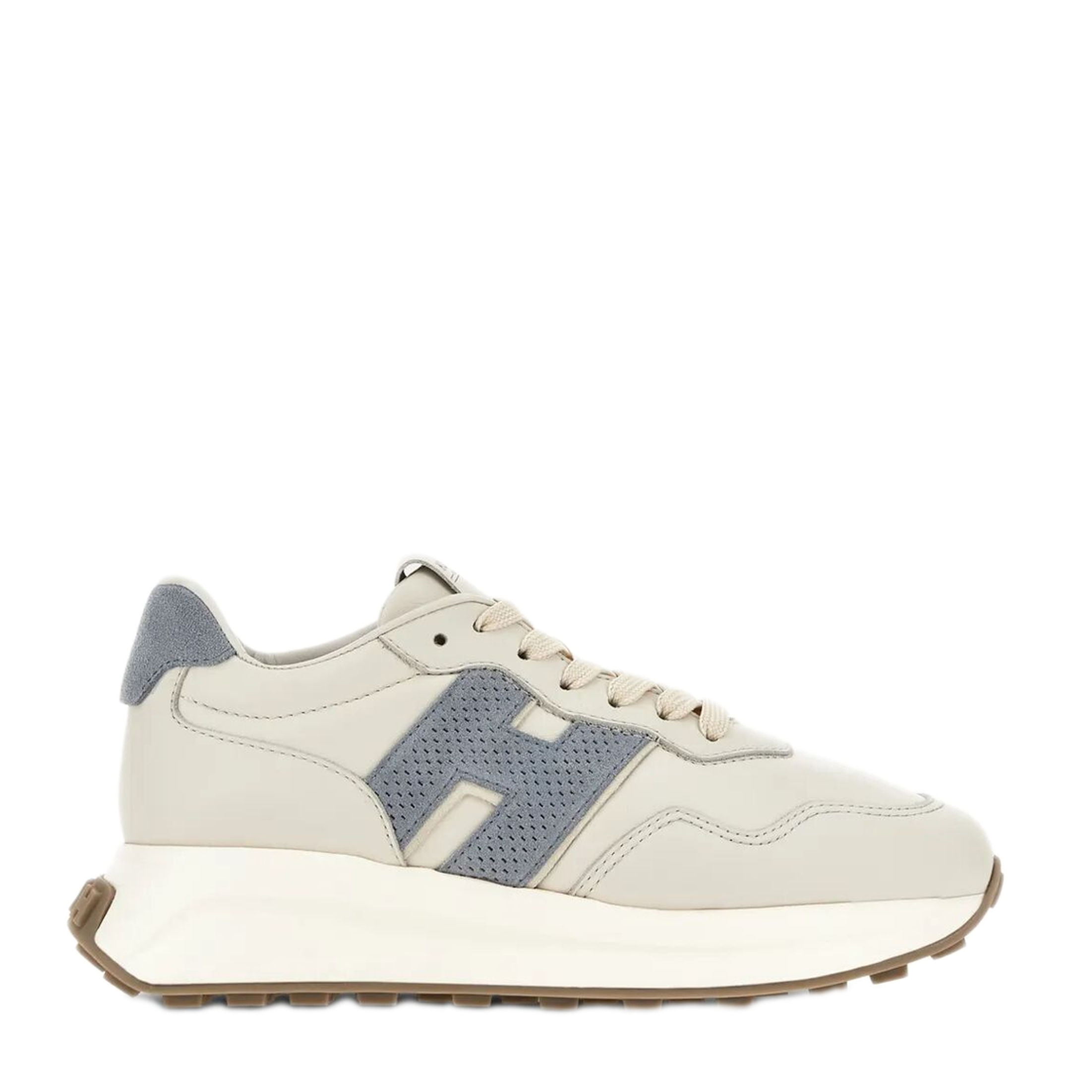 MAYFEYR - Hogan - Smooth Leather Sneakers With Suede - HXW6410EH4PUY9