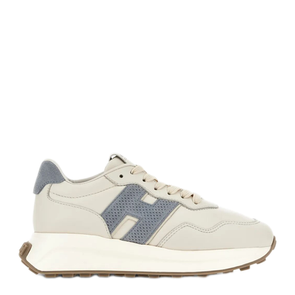 MAYFEYR - Hogan - Smooth Leather Sneakers With Suede - HXW6410EH4PUY9