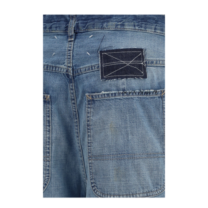 MAYFEYR -  - Patchwork Detail Wide Leg Jeans - S51KA0615M30021963