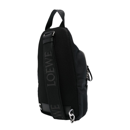 Flex Canvas Sling Bag - Black