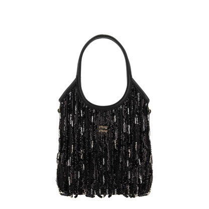 MAYFEYR - Miu Miu - Embellished Fabric Handbag - 5BA281VOWR2IGMF0002