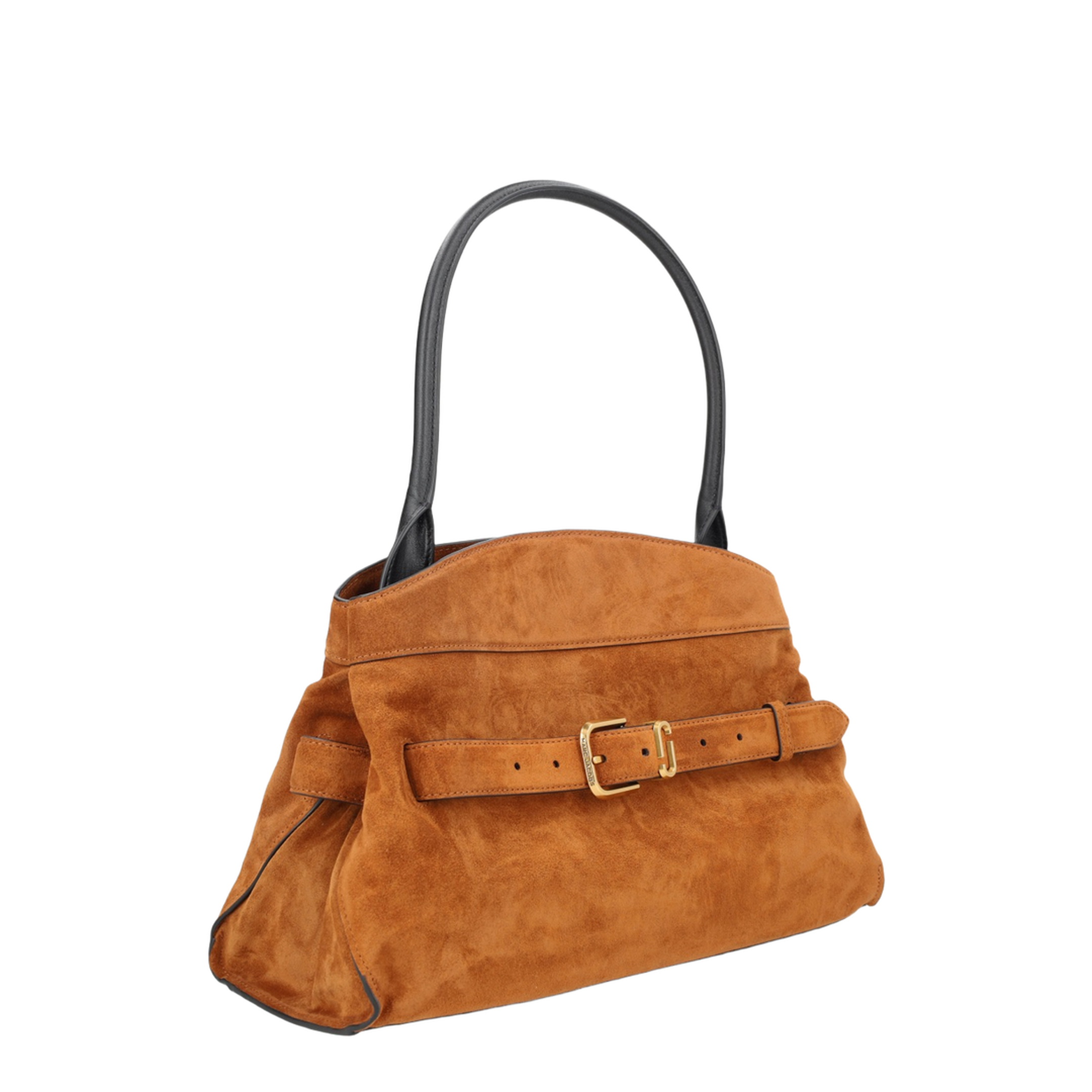 Dakota Large Suede Satchel - Copper